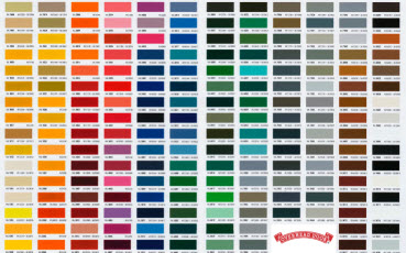 color swatch - aluminum-color-chart
