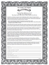 warranty document cover