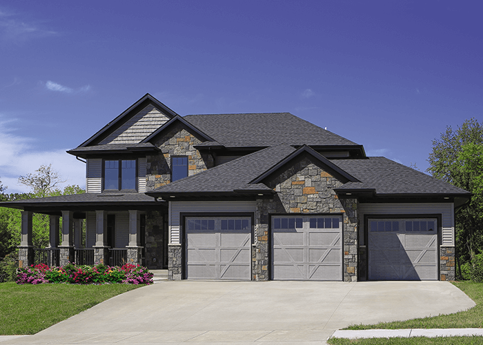 Carriage House Shaped Overlay Model 7540 303 Gray and Square
